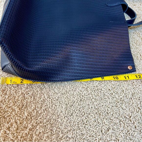 ULTA NWOT Tote with Tassel Shoulder Bag Navy Blue - Picture 3 of 8